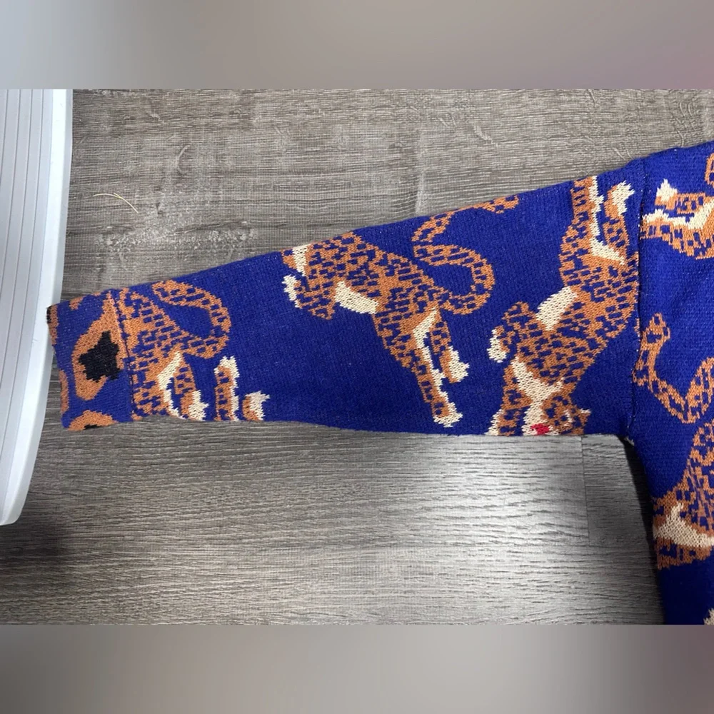 Farm Rio Leopards Jacquard Cardigan - Picture 6 of 9